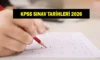 2026 KPSS Başvuru ve Sınav Tarihleri Açıklandı!