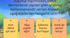 Atasözleri ve Deyimler Oyunu